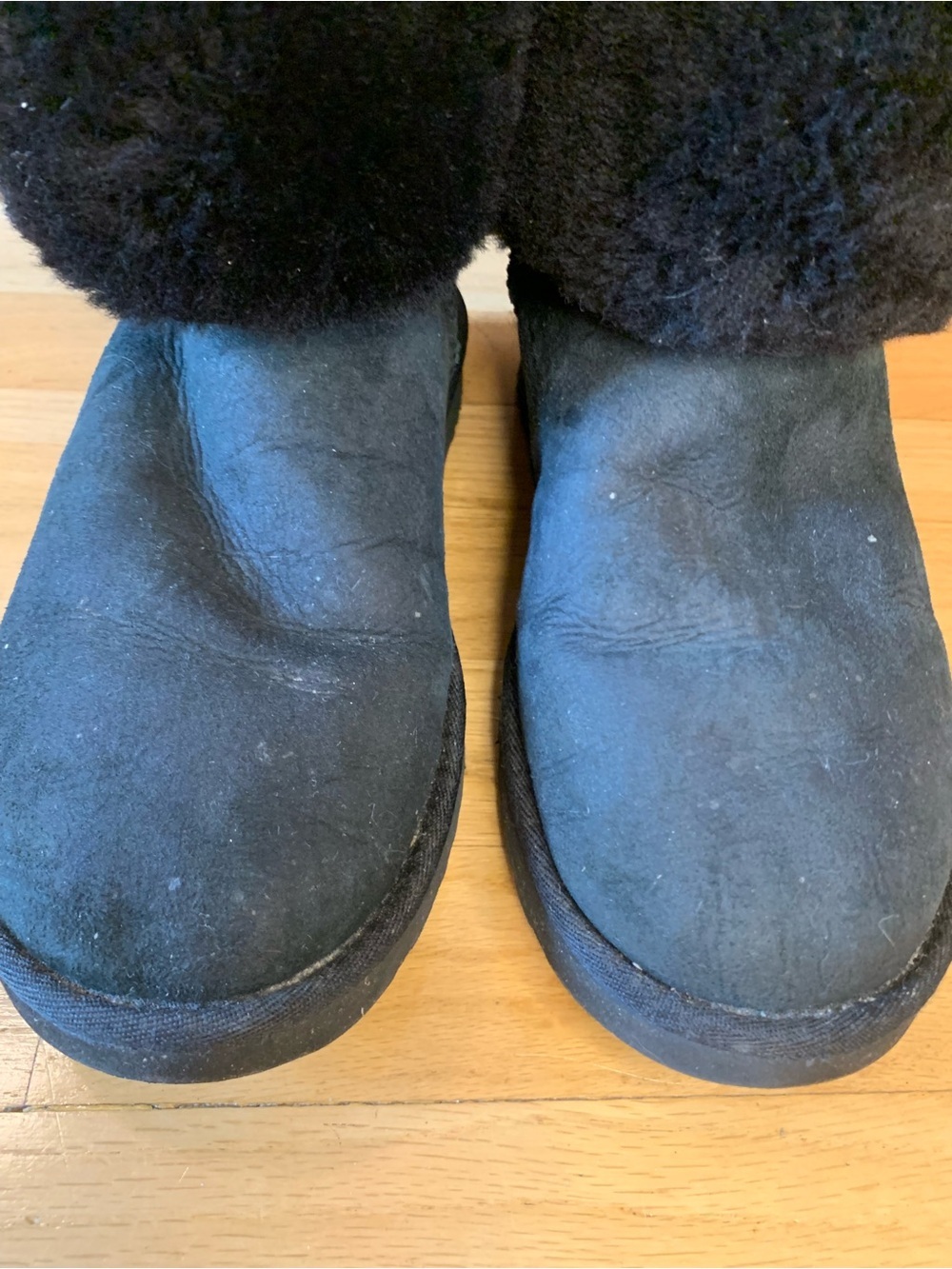 UGG Classic Black Tall Boots - Size 8 - Picture 4 of 7